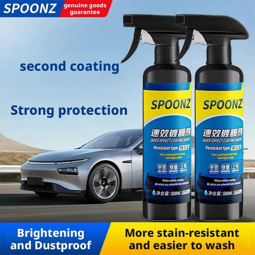 Car Wax Ceramic Coating - بخاخ طلاء سيارات 500 مل، بخاخ