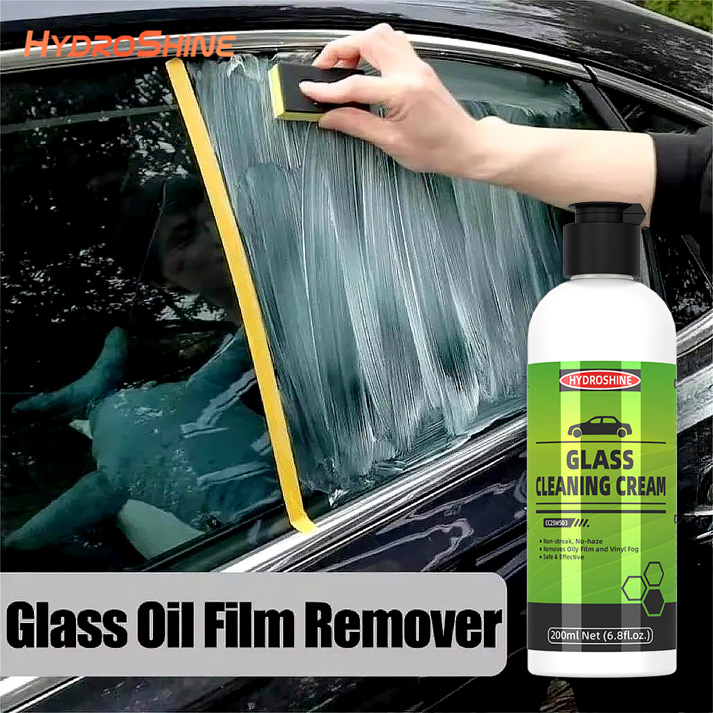 Glass Cleaner Streak - كريم مزيل غشاء زيت زجاجي للسيارة