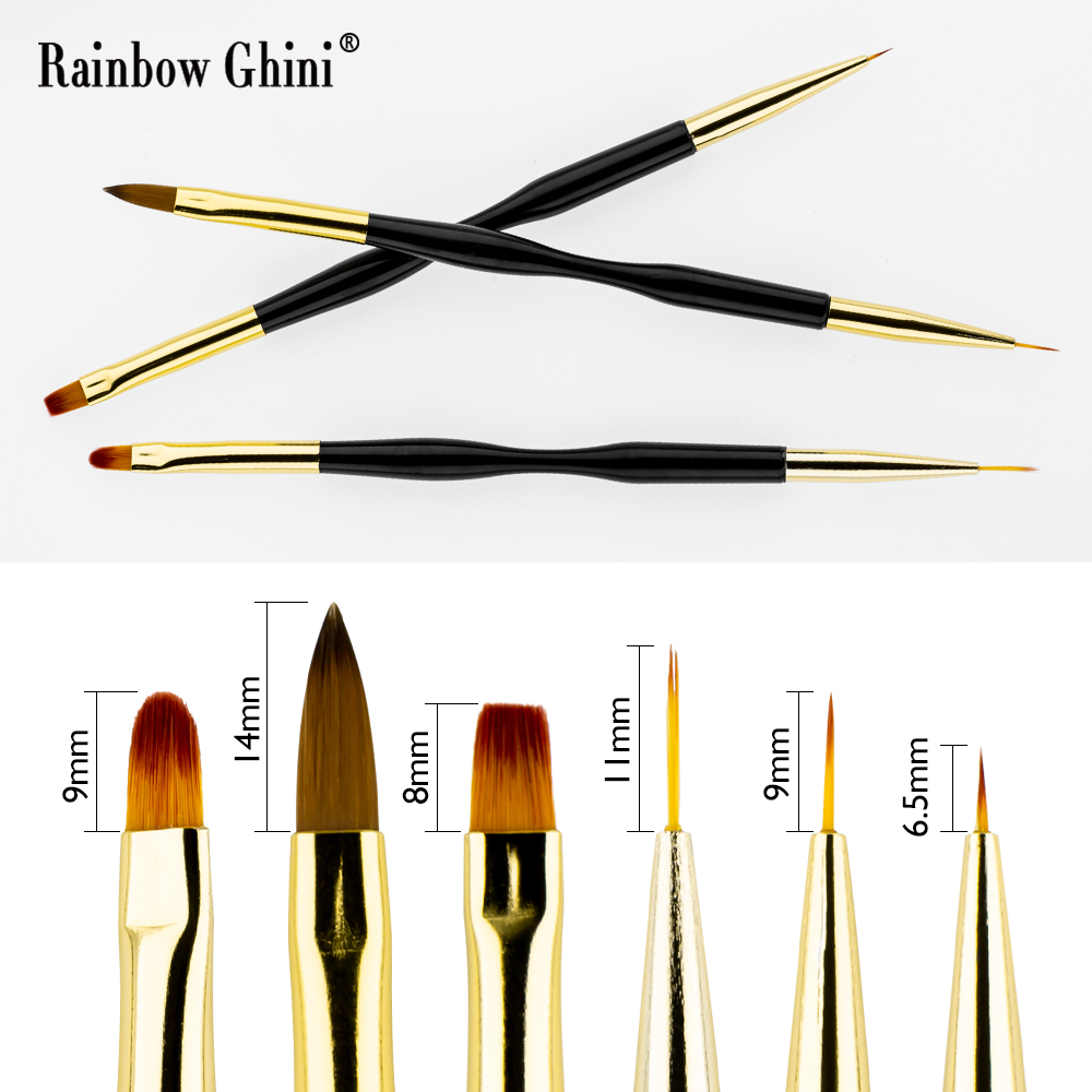 مجموعة فرش رينبو غيني 3 قطع/طق - مراجعة Detailing Brush Set وسعره