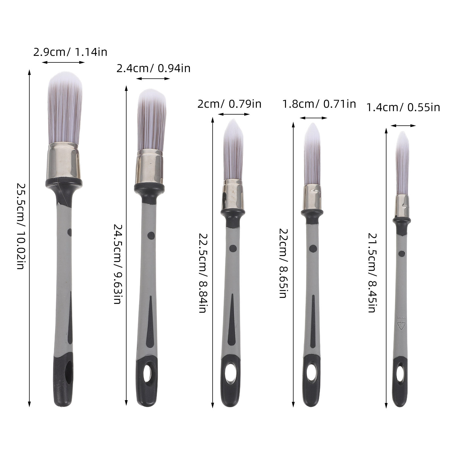 مجموعة من 5 فرش دهان دقيقة للت - مراجعة Detailing Brush Set وسعره